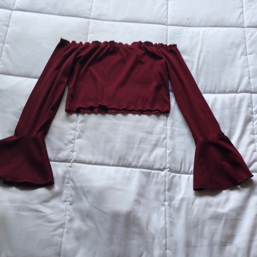 Ruffled crop top